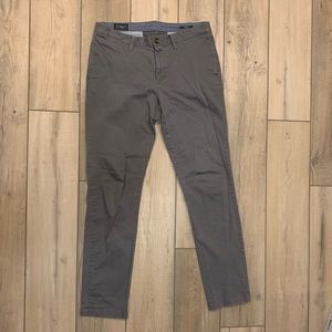 Gray Chino style pants